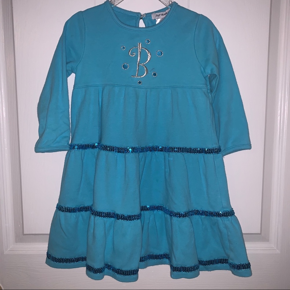 “B” long sleeve play date dress